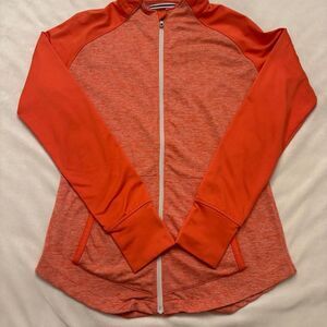 FootJoy Women’s Orange Zip-Up Sportswear Jacket | Size Small